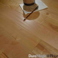 Canadian Maple Solid Wood Flooring Finished Light Color Plank Hardwood Wood Parquet