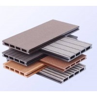 Anti-Slip Outdoor WPC Decking Wood Plastic Composite Hollow Flooring Building Material Composite Woo