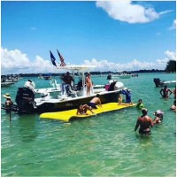 185*550cm Closed-Cell XPE Foam Water Mat for Lake