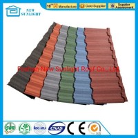 Decorative Stone Coated Metal Roof Tile