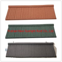 Color Type Corrugated Sheets Stone Coated Metal Roofing Tile