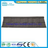 Building Material Aluminum Roof Tile Colorful Stone Coated Metal Roof Tile Price