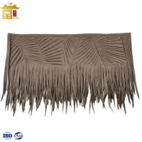 High Quality Flexibility Palm Thatch for Decorations Fireproof Artificial Thatch Roof Tiles