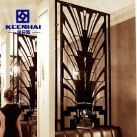 Restaurant Beautiful Design Laser Cut Room Divider Interior Partition