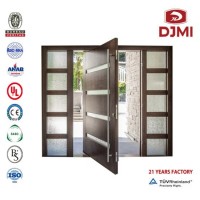 Entry House Entrance Gates Solid Wood Rolling Glass Door Automatic Gate Armored Entrance Compound Se