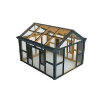 Tempered Insulated Aluminum Frame Enclosure Solarium Sun Room Glass House