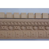 Carved Dental Wood Molding