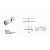 Shh-523 Stainless Steel Furniture Hardware Shower Hinge