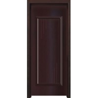 China Factory MDF PVC Glass Bathroom Swing for Internal WPC Door Frame