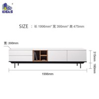 Modern Compact Nordic Small Tea Table TV Cabinet Combination Cabinet Light Luxurious Style Cabinet