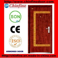 Popular Used Steel-Wood Armored Doors (CF-M029)