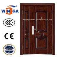 Popular Sell Sunproof Entrance Security Steel Door (W-SZ-04)