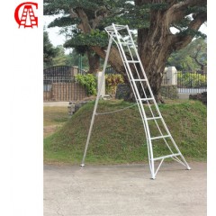 High Quality Aluminum Agricultural Welding Tripod Ladder Escalera Garden Step Ladder图1