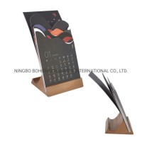 Creative Nature Soid Wood Handmade Desk Calendar Stand Gift Photo Holder