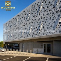 Decorative Exterior Perforated Wall Cladding Aluminium Panel Facade (KH-BH-AP-003)