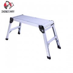 Aluminum Platform Drywall Step up Folding Work Bench Stool Ladder图1