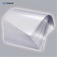 White Transparent Polycarbonate PVC Pet Plastic ID Card Coated Overlay Lamination Film for Laser Eng