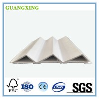 New Design Wood Plastic Composite Triangle Panel for The Exterior Decoration