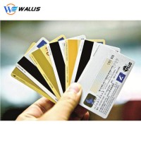 Offset Printing Blank PVC Plastic Products Cr80 Dual Interface RFID Smart Card/Double Side Printable