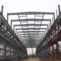 Low Cost Light Weight Prefabricated Steel Structure Warehouse for Large Span Plants