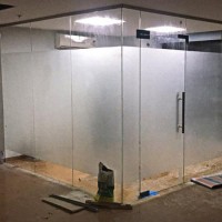 Frosted Toughened Glass Office Partition in Good Quality