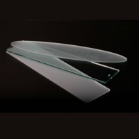 Safety Glass Cut to Size Tempered Glass Shelves with Polished Edges