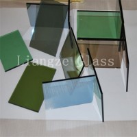 4mm-12mm Dark Green Blue Bronze Tinted Clear Reflective Glass