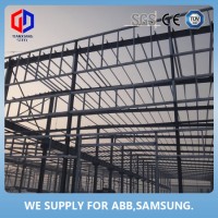Prefab Metal Gymnasium Roof Long-Span Famous Steel Structure Hotel Building
