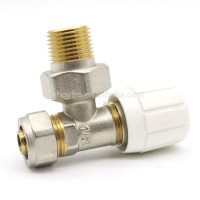 Taizhou Qiomgyu Nickel Plated Brass Thermostatic Radiator Valve Brass Valve