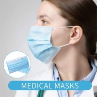 Disposable 3 Ply Non-Woven with Earloop Protective Face Mask