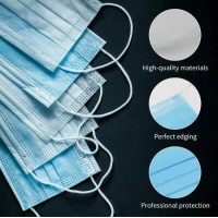 Disposable Face Mask    3-Ply  Non-Woven  with Ear Loop