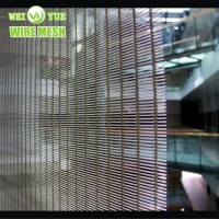 Decorative Metal Wire Mesh Building Facade Cladding