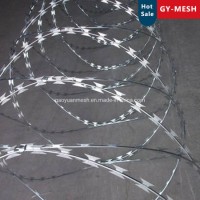 Security Protected Heavy Zinc Coated Razor Barbed Wire Coil Fencing Wire Bto-22 Cbt-60