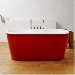 Color Custom Tub Hand Enameled Cast Iron Bathtub Bathtub Manufacturer图1