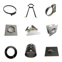 Stainless Steel or Galvanized Stove Chimney Accessories for Wood Burning Stoves