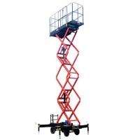 Light Duty Scissor Lift Double Scissor Lift Cart Pneumatic Pallet Lift Table Table Scissor Jack Mobi