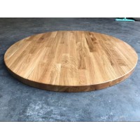 White Oak Butcher Block Style Coffee Table Top