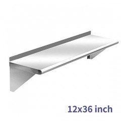 Wall Mounted Storage Shelving Stainless Steel Wall Shelf图1