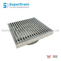 China SUS Wedge Wire Square Floor Grate Waste for Bathroom