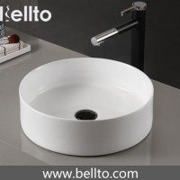 40 round Bathroom Porcelain Vessel Vanity Sink Art Basin slim ceamic wash basin (3091)