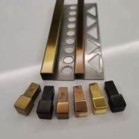 304 Stainless Steel Square Edge Trims for Wall and Floor