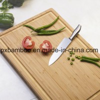 Thicken Bamboo Chopping Board with Sink for Meat  Vegetable  Chop Bone.