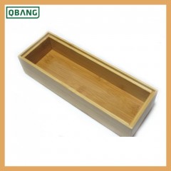 Bamboo Storage Tray  Drawer Organizer  Cutlery Divider  Cutlery Organizer图1