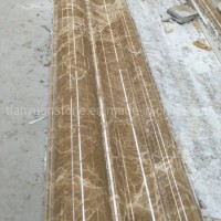 Polished Light Emperador Brown Marble Stone Line / Marble Moulding for Building Material