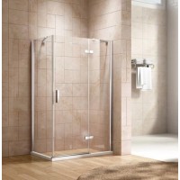 Certification Chrome Aluminum 8mm Tempered Glass Hinge Door Shower Enclosure