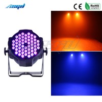 Asgd LED PAR 54X3w RGB 3in1 Stage Wash Light DMX512 Controller DJ Equipment Disco Night Club Show