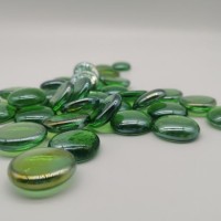 Green Crystal Glass Stone Manufacturer Glass Beads Glass Gems