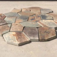 Meshed Irregular Shaped Paver for Landscape Floor Paving