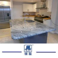 Natural Polished Viscount White Granite Countertop for Home Depot