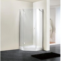 Shower Enclosure 8mm Glass Diamond Hinge Door Shower Door (BN-HDD90)